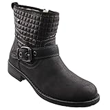 s.Oliver 25318 Women's Biker Boots, Grey Graphite 206,...