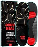 CRUVHEAL Work Pro Comfort Insoles - Shock Absorption -...