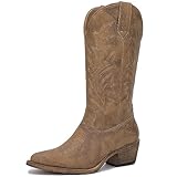 GLOBALWIN Camel Tan Cowboy Boots For Women Western...