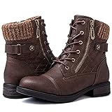 GLOBALWIN Ankle Boots for Women Women's Combat Boots...