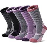 Yebing Merino Wool Hiking Socks for Womens Thermal Warm...