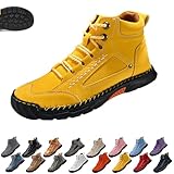 Mens Leather Orthopedic Handmade Boots, Waterproof...