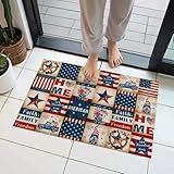 Door Mat, Independence Day Texas Stars Front Door Mat...