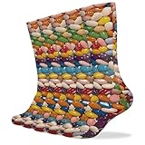 FodPand 5 Pairs Assorted Jelly Beans Cotton Athletic...