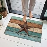 Door Mat, Western Star Country Texas Front Door Mat...