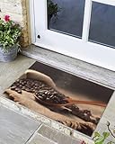 Coffee Beans Door Mat Indoor/Outdoor Entrance, Non Slip...