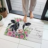 Cozy Farm Days Front Door Mat Indoor Entrance,...