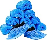 100Pcs(50 Pairs) Disposable Plastic Shoe Covers & Boot...