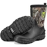 TIDEWE Rubber Boots for Men, 5.5mm Neoprene Insulated...