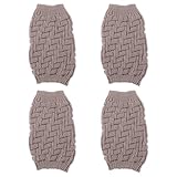 Milisten 2 Pairs Women Knitted Knee Pads Leg Warmers,...