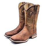 Palitutu Hand Painted Western Cowboy Boots, Full Grain...