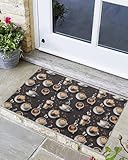DecorLovee Coffee Door Mat Indoor/Outdoor Entrance, Non...