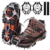 WIN.MAX Crampons for Shoes, Traction Cleats Ice Snow...