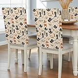 Western Cowboy Chair Back Covers Boots Hat Set of 4...