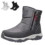 Men’s Waterproof Orthotic Winter Work Boots Extreme...