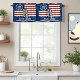 GNAKT AREWG Valances for Windows 1776-2026 Patriotic...