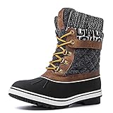 GLOBALWIN Snow Boots For Women Brown/Prints Women's...