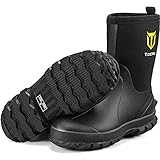 TIDEWE Rubber Boots for Men, 5.5mm Neoprene Insulated...