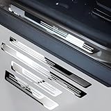 LINGYUE 4Pcs Car Door Sill Protector for BMW 3er...