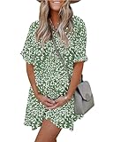 PYGFEMR Women's Summer Babydoll Dress Button Down Tired...