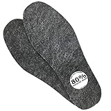 Wool Felt Warm Insoles,Soft Insert Insoles for Boots...