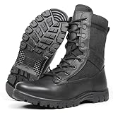 LUDEY Tactical Boots for Men Anti-Slip Comfortable...
