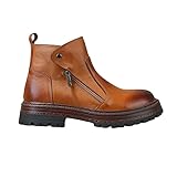 HBDZUUI Men's Workwear Side Zipper Middle Tube Brushed...