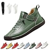 Women's Handmade Leather Orthopedic Comfy Shoes Unsex...