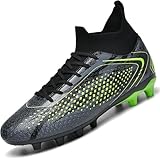HBXDEIA Mens Soccer Cleats AG FG Womens Firm Ground...