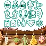 ORIGACH 16 Pcs Western Cowboy Theme Polymer Clay...