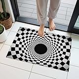 Door Mat, 3D Vortex Tunnel Front Door Mat Welcome Mats,...