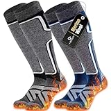 Cirorld Merino Wool Ski Socks Women Men,2 Pairs Knee...