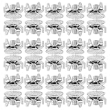 KALLORY 50pcs Anti-Slip Ice Traction Cleats for Hiking...