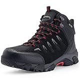 SHULOOK Men's Waterproof Hiking Boots Non-Slip...
