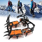 RiToEasysports 12 Spikes Ice Crampons, Snow Traction...