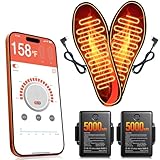 Heated Insoles Rechargeable, Foot Warmer for Men and...