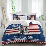 Independence Day Military Boots Duvet Cover Set Queen...