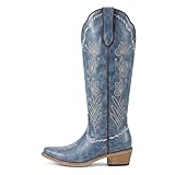 sexytag Cowboy Boots for Women Girls Distressed...