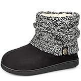 FamilyFairy Women's Woolen Yarn Knit Bootie Slippers...