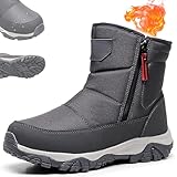 Men’s Waterproof Orthotic Winter Work Boots, 1.57in...