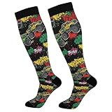 KOPIRIT Compression Socks for Women Men Monster Trucks...