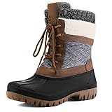 mysoft Women's Winter Snow Boots Waterproof Insulated...