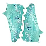 HESBITEUL Men's Soccer Cleats High-top: Lightweight...