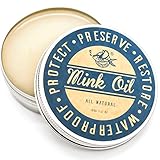 SALTY FISH Mink Oil for Leather Boots, Leather...