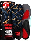 CRUVHEAL Work Orthotic Insoles - Anti Fatigue Medium...
