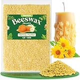 NORVENCE Beeswax Pellets 1LB/5LB/20LB, Pure & Natural...