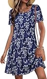 JOLIGAL Summer Dresses for Women Casual Short Sleeve...