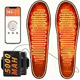 Heated Insoles for Men Women, Rechargeable Electric...