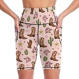 SDFBVRCG343 Women's Yoga Biker Shorts Body Shaping...