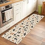 Western Cowboy Runner Rug 2x6, Boots Hat Non Slip...